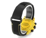 Rolex Daytona Carbon Fiber Night Glow Case Watch – Yellow with Black Strap - Image 9