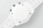 Rolex Daytona Ceramic Watch – White Strap, Turquoise Dial, Racing Style - Image 9