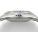 Rolex Datejust with 3235 Movement – Silver Stainless Steel, Ice Blue Dial, Fluted Bezel - Image 9