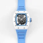 Richard Mille White Cerami White Ceramic Blue Strap Watch - Image 10