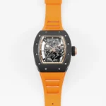 Richard Mille Black Ceramic Orange Strap Watch - Image 10