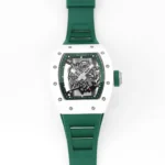 Richard Mille White Ceramic Green Strap Watch - Image 10