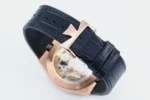 Vacheron Constantin Overseas Tourbillon – Rose Gold Case, Blue Dial, Leather Strap Watch - Image 10