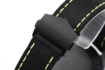 TAR Super TAG Heuer Series Watch – Black Carbon Fiber Dial, Yellow Stitching Strap, Formal & Casual Style, SW200 Movement - Image 10