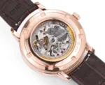 Vacheron Constantin Traditionnelle 83520/000R-9909 Rose Gold Mechanical Watch with Brown Leather Strap - Image 10