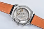 Longines Master Moonphase Chronograph Green Dial Leather Strap - Image 10