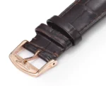Longines Conquest Cyclops Rose Gold Brown Leather - Image 10
