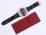 Hublot Masterpiece 906 Tourbillon Watch – Rose Gold/Platinum, Black Leather Strap, Skeleton Dial - Image 10