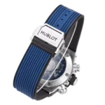 Hublot Big Bang Watch – Blue Dial, Chronograph, Titanium Case, Rubber Strap - Image 10