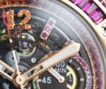Hublot Big Bang Rainbow 44mm Chronograph Watch with Pink Rubber Strap - Image 10