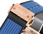 HUBLOT Spirit of Big Bang King Gold Blue Skeleton Dial Limited Edition Watch with Rubber Strap - Image 10