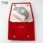 Cartier Santos Full Diamond Silver Watch (2) - Image 10