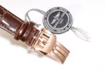 Breitling Premier B25 Chronograph Rose Gold Brown Leather - Image 10