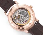 Vacheron Constantin Traditionnelle 83520/000R-9909 Mechanical Watch – Rose Gold, Brown Leather Strap, Multi-Function Dial - Image 4