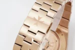 Overseas Perpetual Calendar 4300V Watch – Rose Gold with Blue Dial and Steel Bracelet - Image 10