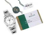 Rolex Datejust Silver Fluted Bezel Stainless Steel Watch with New 3235 Movement - Image 10